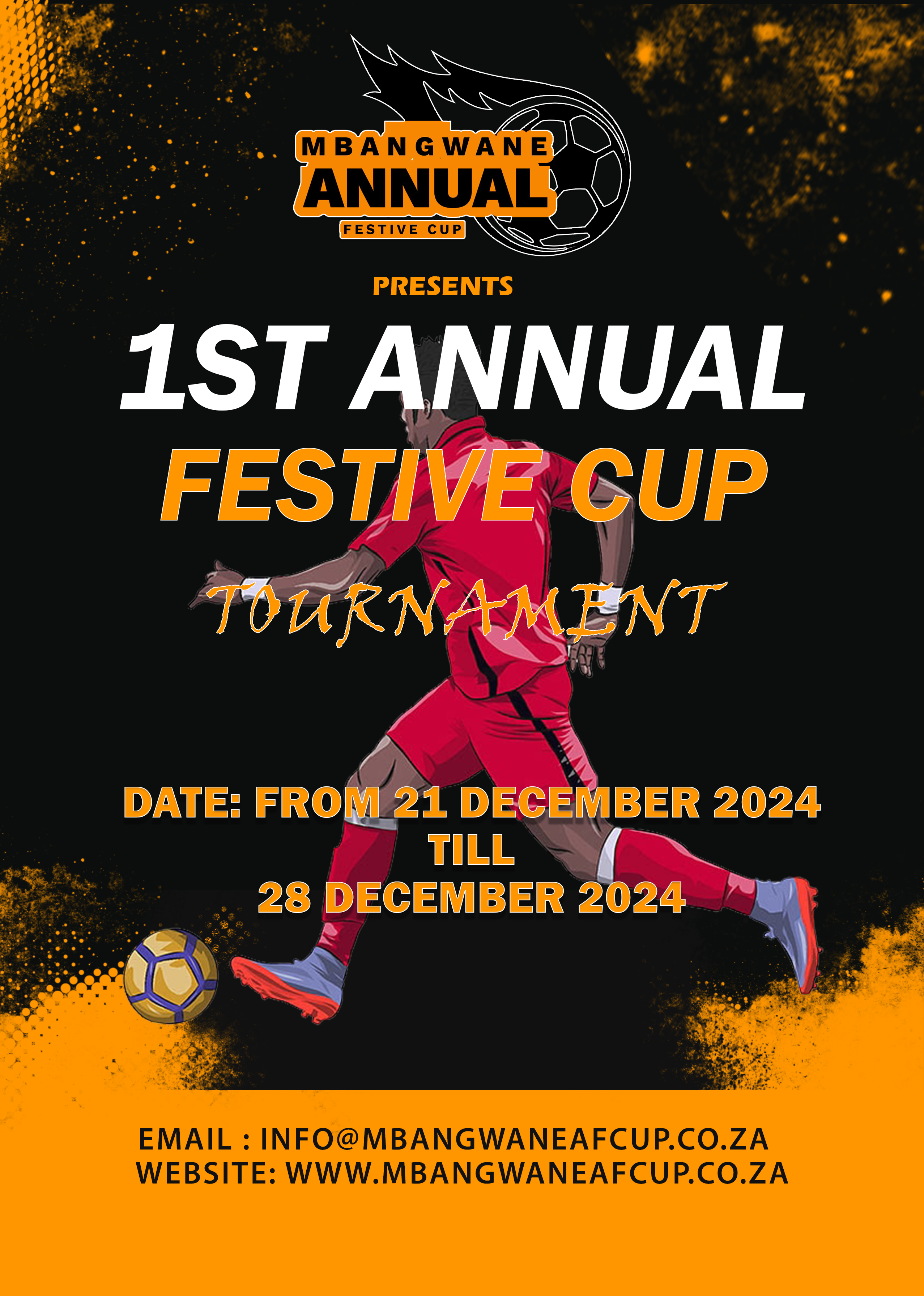Mbangwane Annual Festive Cup Poster